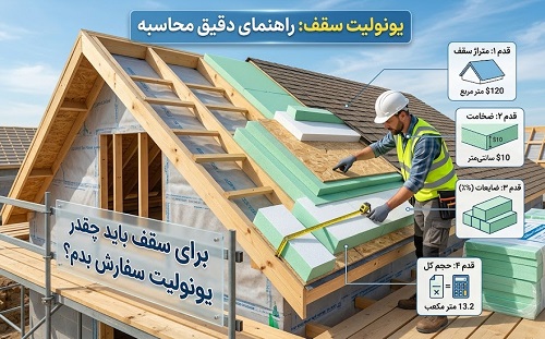 چقدر یونولیت برای سقف سفارش بدم ؟